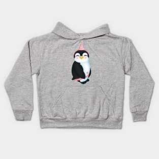 Cute penguin smile sweetly Kids Hoodie